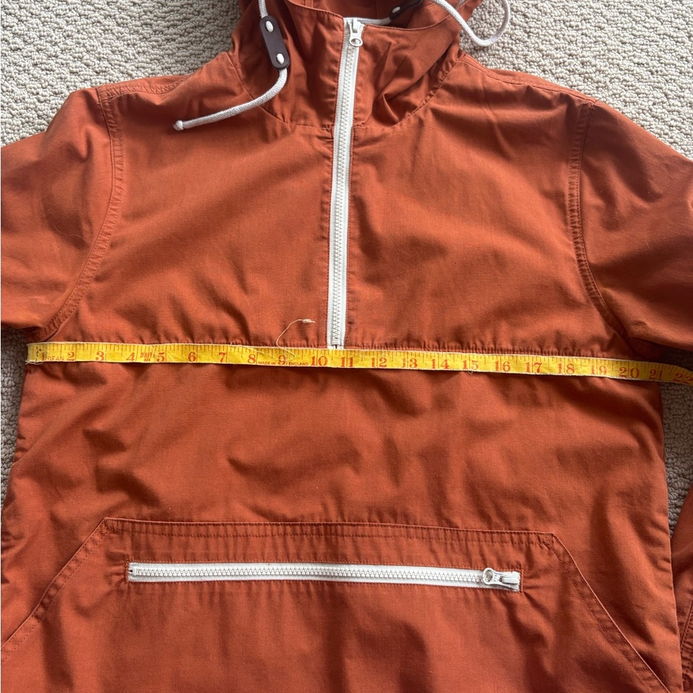Orange Hooded Anorak Pullover Jacket - Picture 12 of 12
